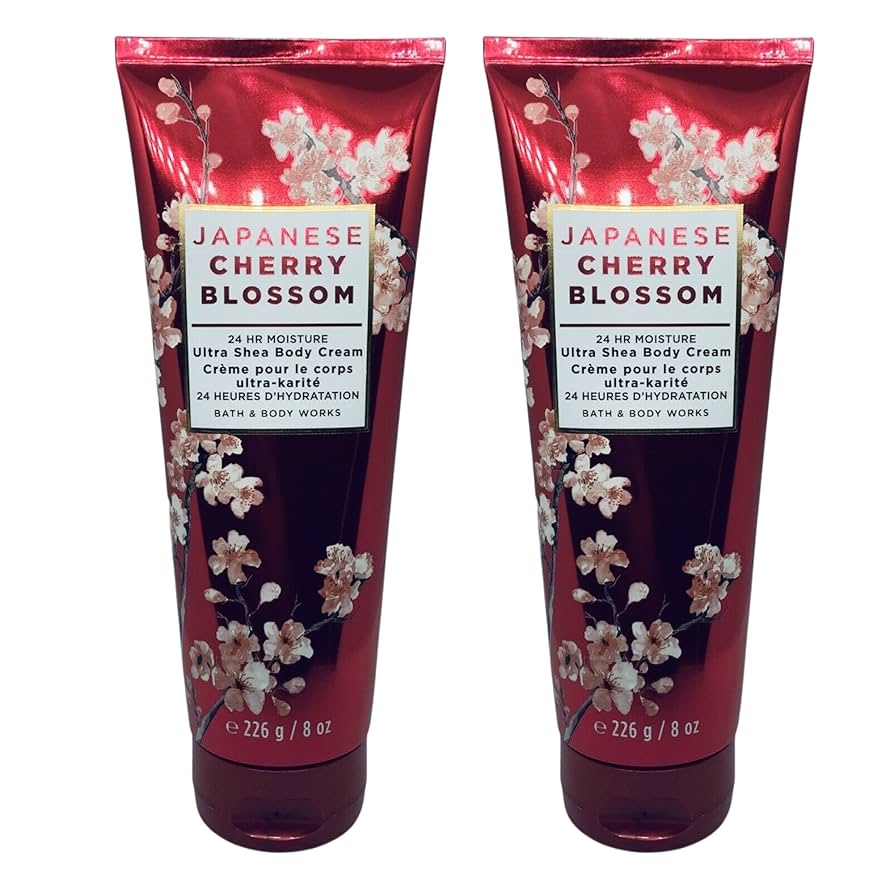JAPANESE CHERRY BLOSSOM【B & B WORKS】 Bath & Body Works Japanese Cherry Blossom Deluxe Body Care
